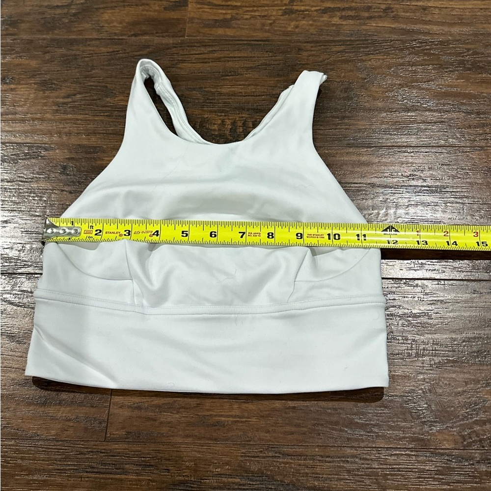 lululemon athletica Women's Light Gray Color Sports Bra Size 4 - Picture 4 of 5